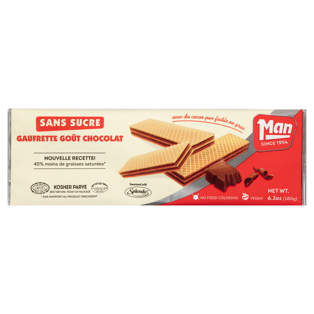 Man Chocolate Sugar Free Wafers - 180g