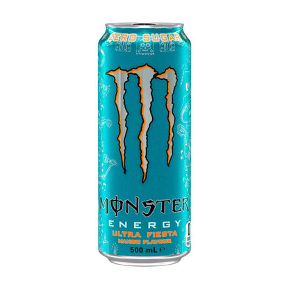 Monster Ultra Fiesta Mango Flavour Energy Drink Can - 500mL