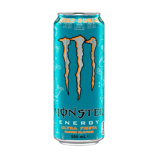 Monster Ultra Fiesta Mango Flavour Energy Drink Can - 500mL