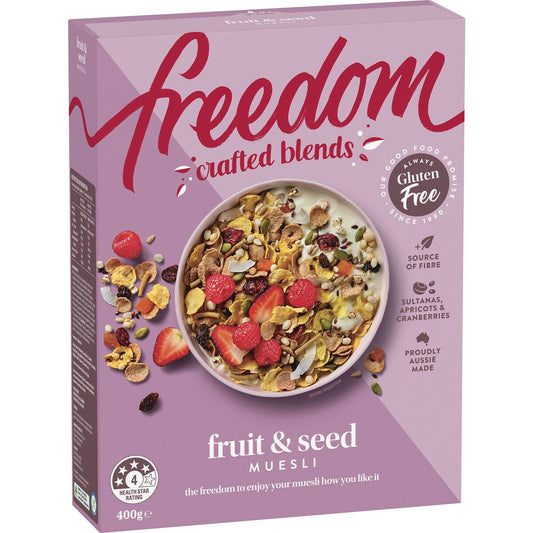 Freedom Fruit & Seed Muesli 400g