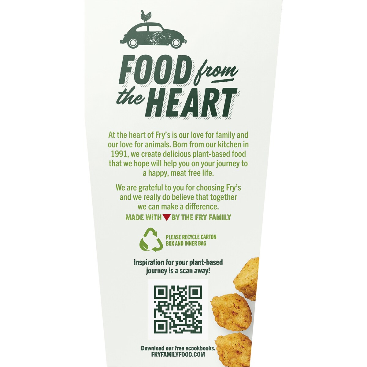 Fry's Vegan Popcorn Chick'n 300g