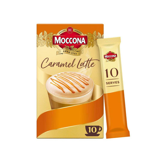 Moccona Cafe assics Caramel Latte Coffee Sachets - 10 pack