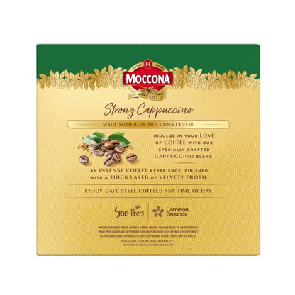 Moccona Cafe assics Strong Cappuccino Coffee Sachets - 30 pack