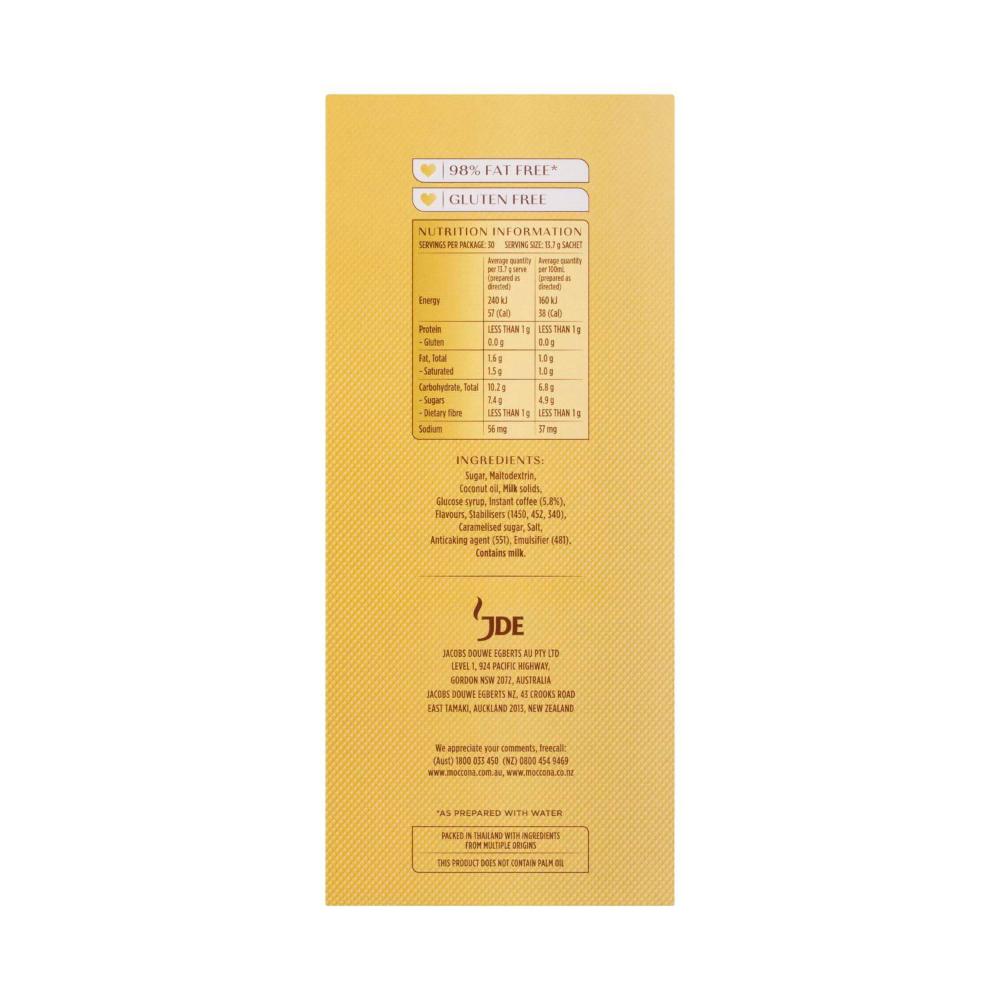 Moccona Cafe assics Caramel Latte Coffee Sachets - 30 pack