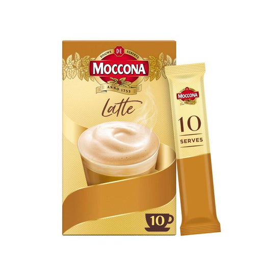 Moccona Cafe assics Latte Coffee Sachets - 10 pack