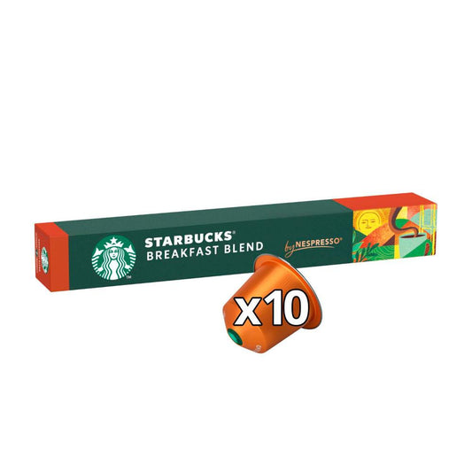 Starbucks Breakfast Blend Capsules By Nespresso - 10 pack