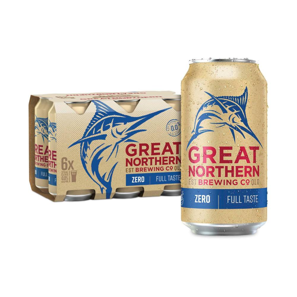 Great Northern Zero Can 375ml - 6 Pack