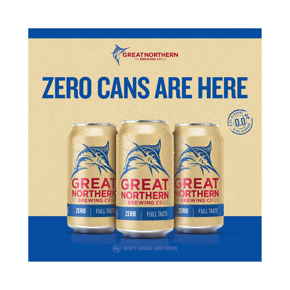 Great Northern Zero Can 375ml - 6 Pack