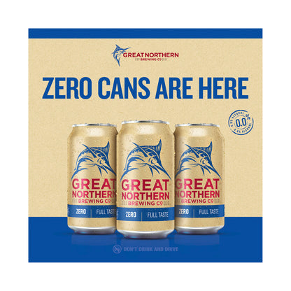 Great Northern Zero Can 375ml - 6 Pack