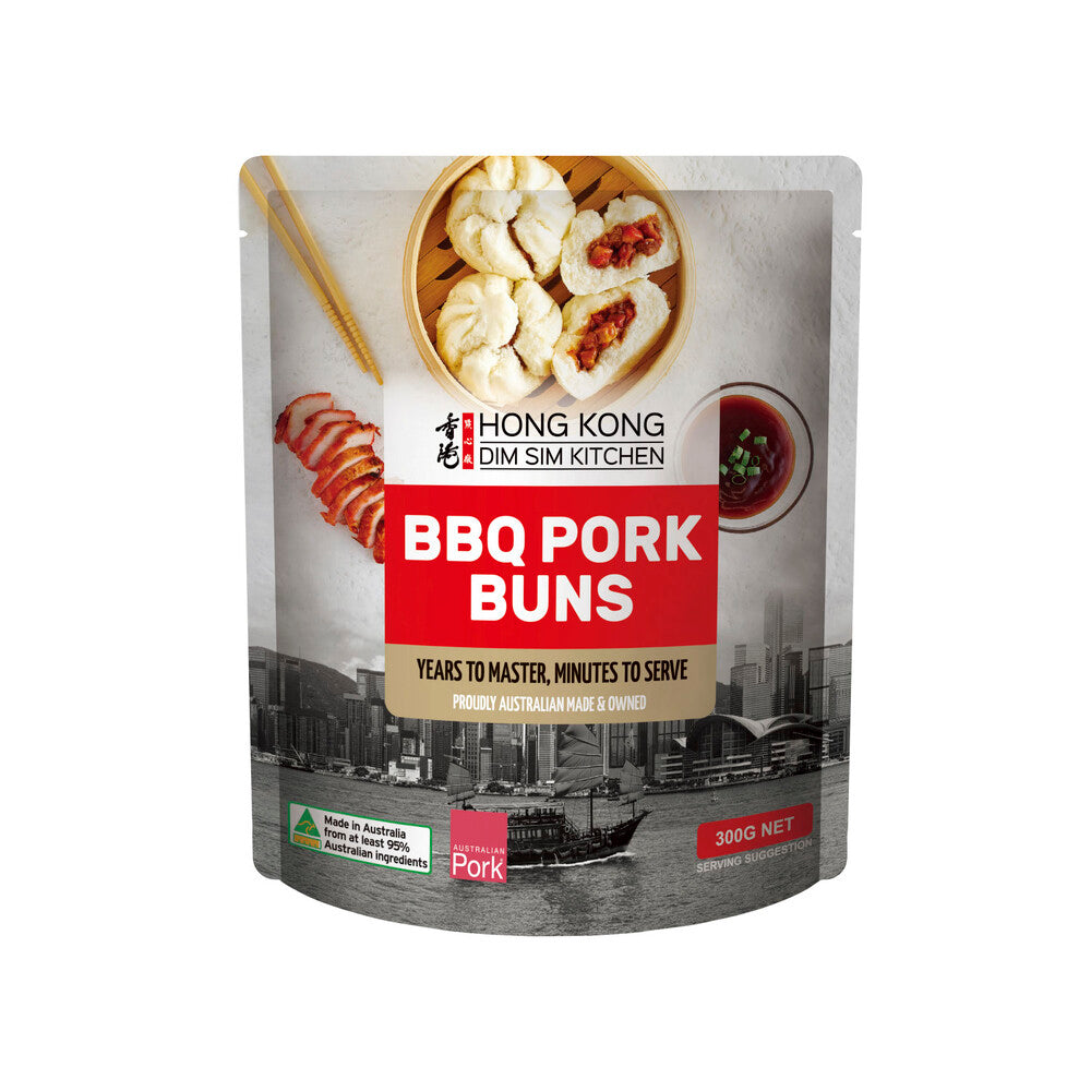 Hong Kong Dim Sim Kitchen Bbq Pork Buns - 300g