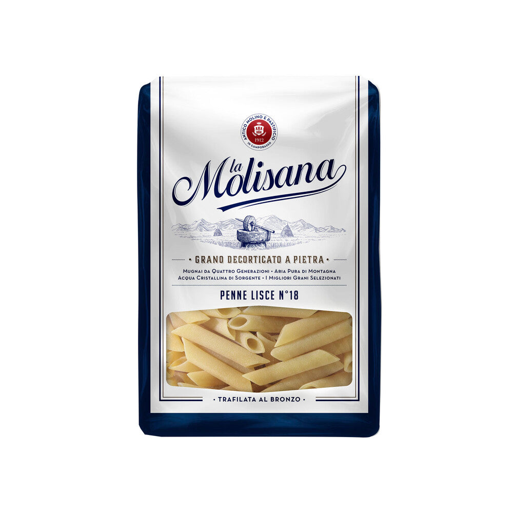 La Molisana Pasta Penne Lisce No. 18 - 500 GRAM