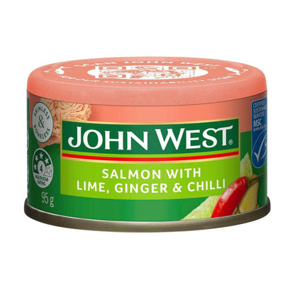John West Salmon Tempters Lime- Chilli & Ginger - 95g