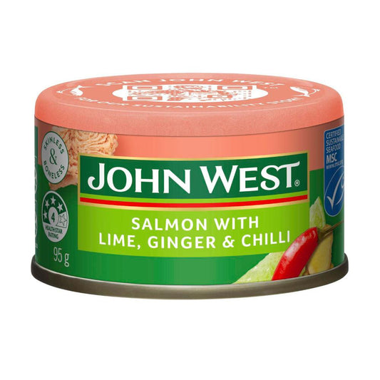 John West Salmon Tempters Lime- Chilli & Ginger - 95g