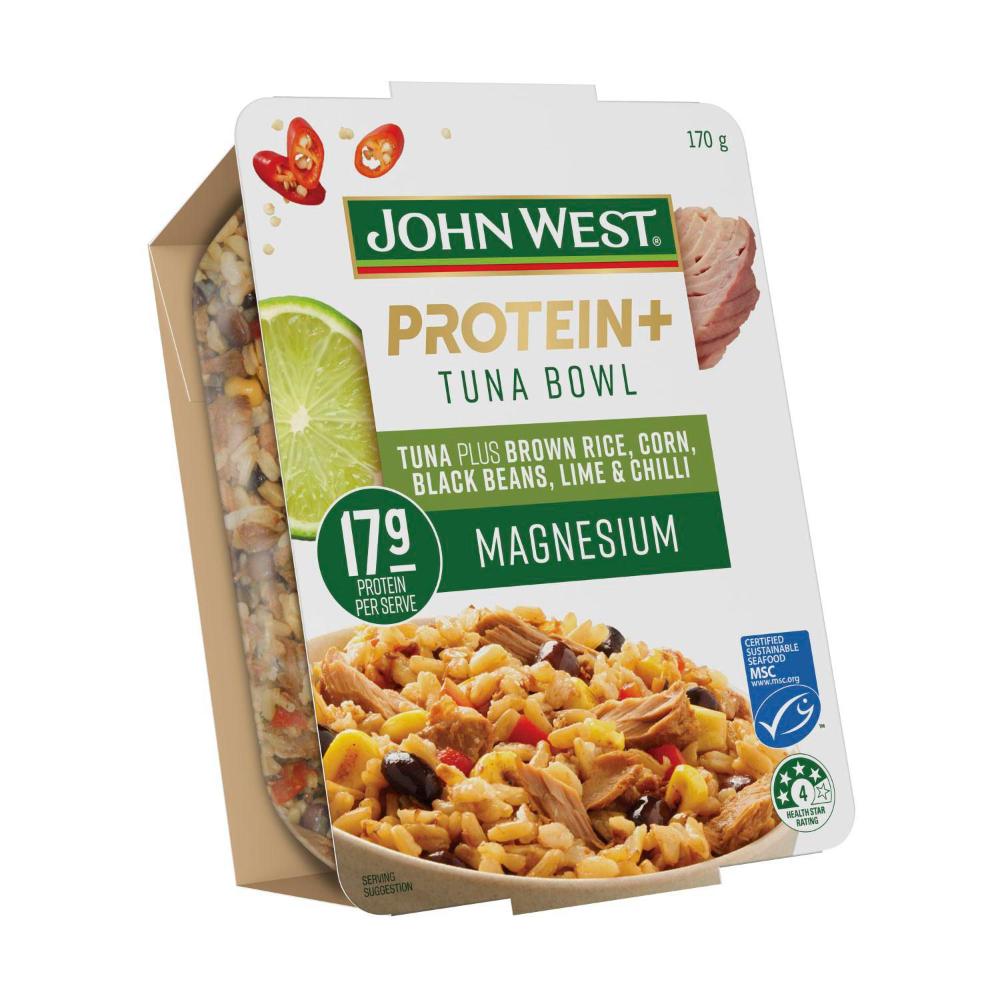 John West Protein+ Bowl Corn Bb Lime - 170g