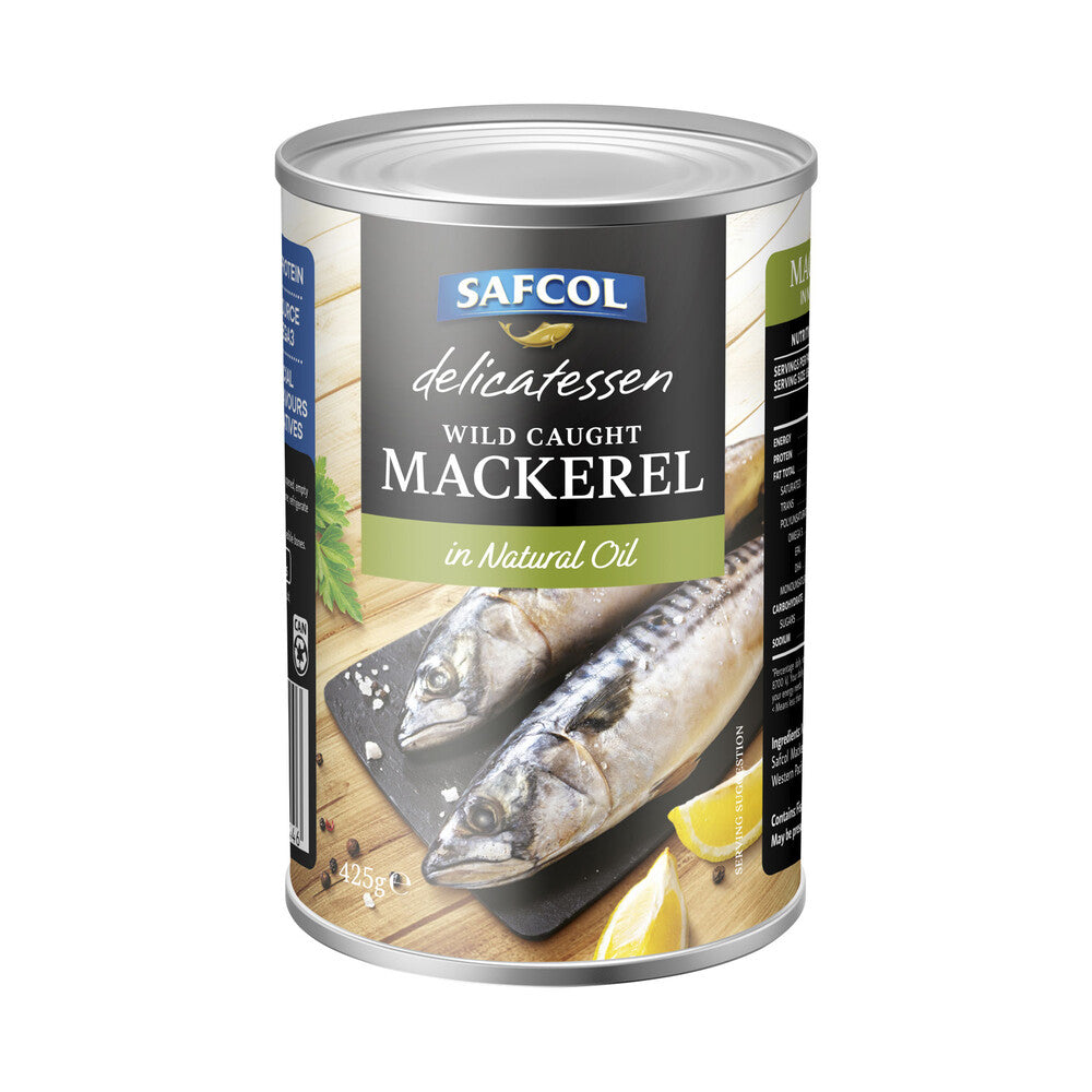 Safcol Wild Caught Mackerel In Oil - 425g