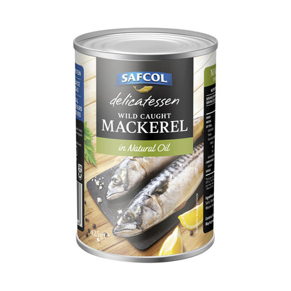 Safcol Wild Caught Mackerel In Oil - 425g
