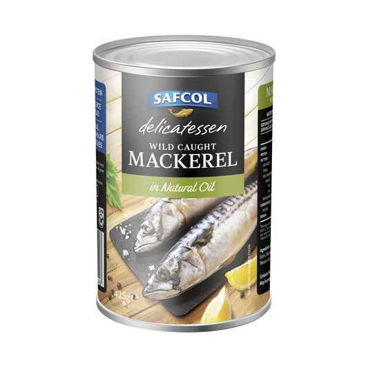 Safcol Wild Caught Mackerel In Oil - 425g