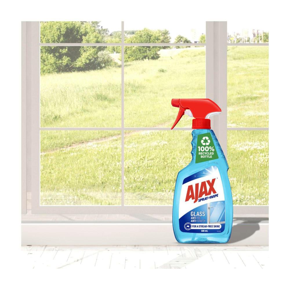 Ajax Spray N Wipe Glass Cleaner - 500mL