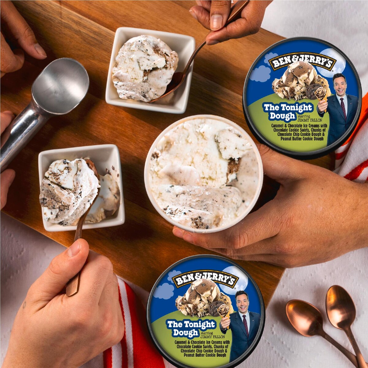 Ben & Jerry’s Ice Cream Tub The Tonight Dough 458 Ml