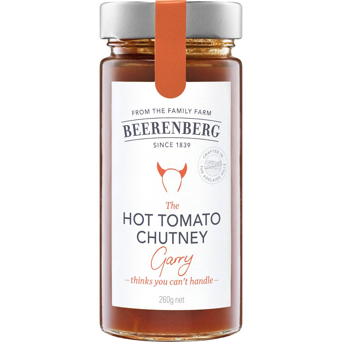Beerenberg Hot Tomato Chutney 260g