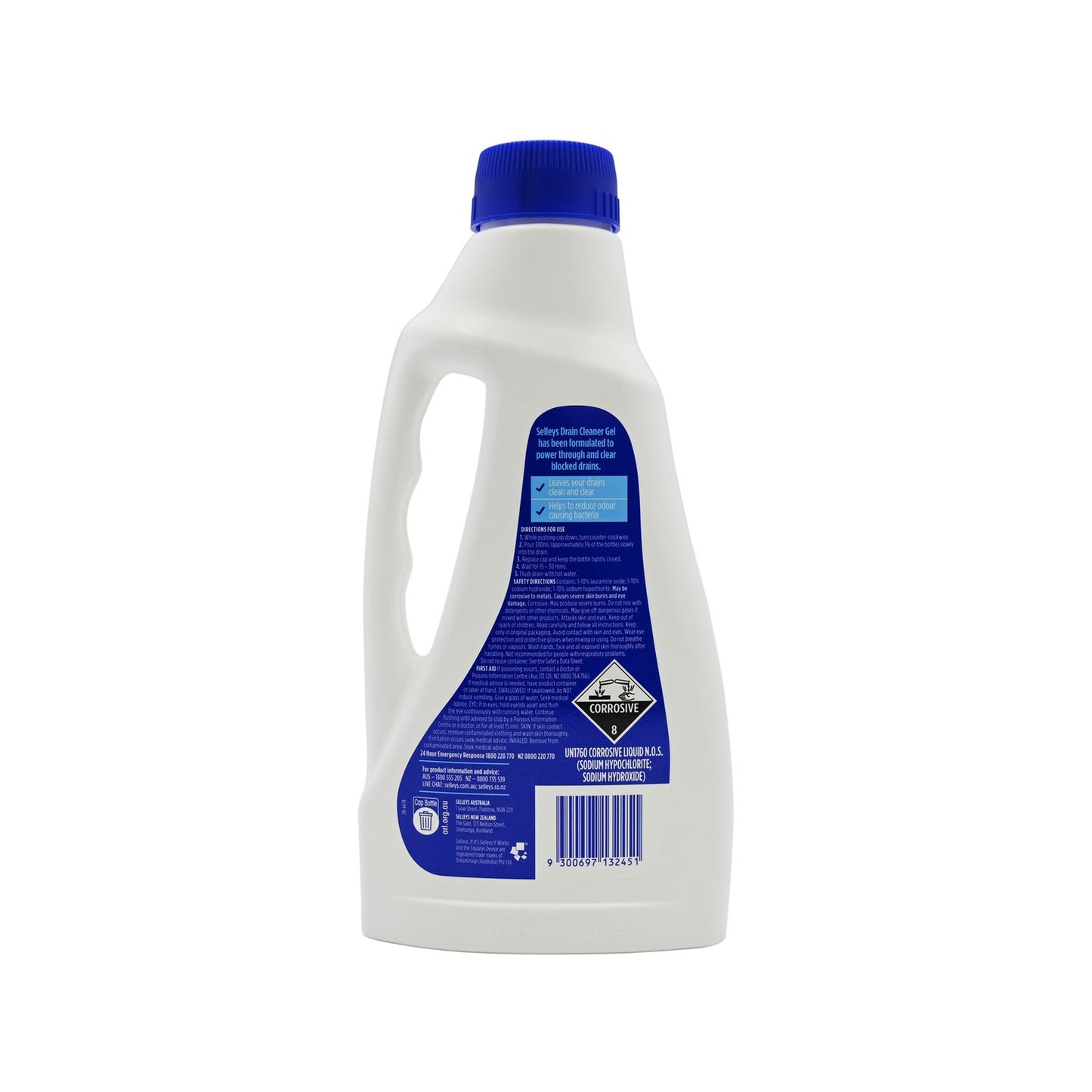 Selleys Complete Clean Power Gel Drain Cleaner - 1L