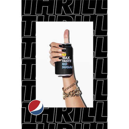 Pepsi Max No Sugar Soft Drink Cans 375ml X 10 Pack