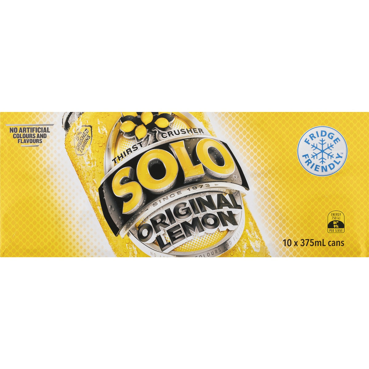 Solo Original Lemon Soft Drink Cans 375ml X 10 Pack