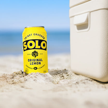 Solo Original Lemon Soft Drink Cans 375ml X 10 Pack