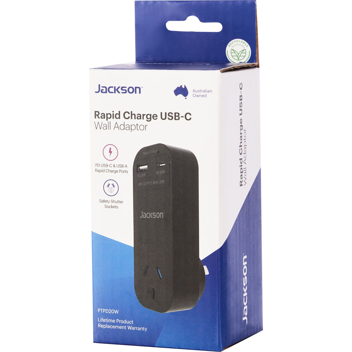 Jackson Rapid Charge USB-C Wall Adaptor each