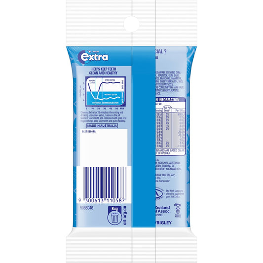 Extra Peppermint Sugar Free Chewing Gum 4 Pack