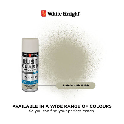 White Knight Rust Guard Spray Paint - 300g - Surfmist