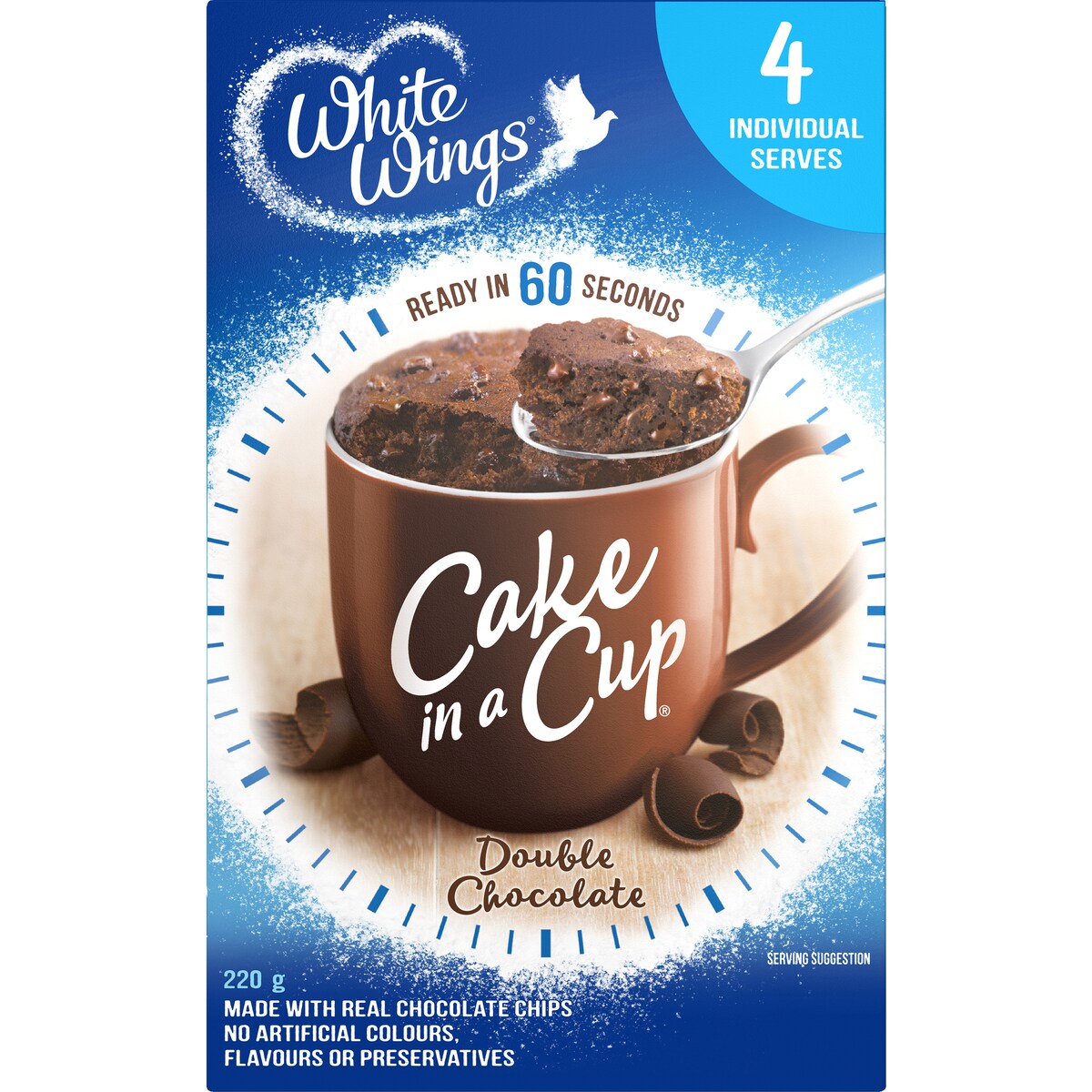 White Wings Cake In A Cup Double Chocolate 220g