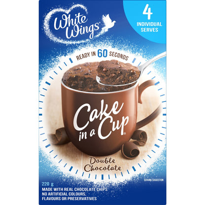 White Wings Cake In A Cup Double Chocolate 220g