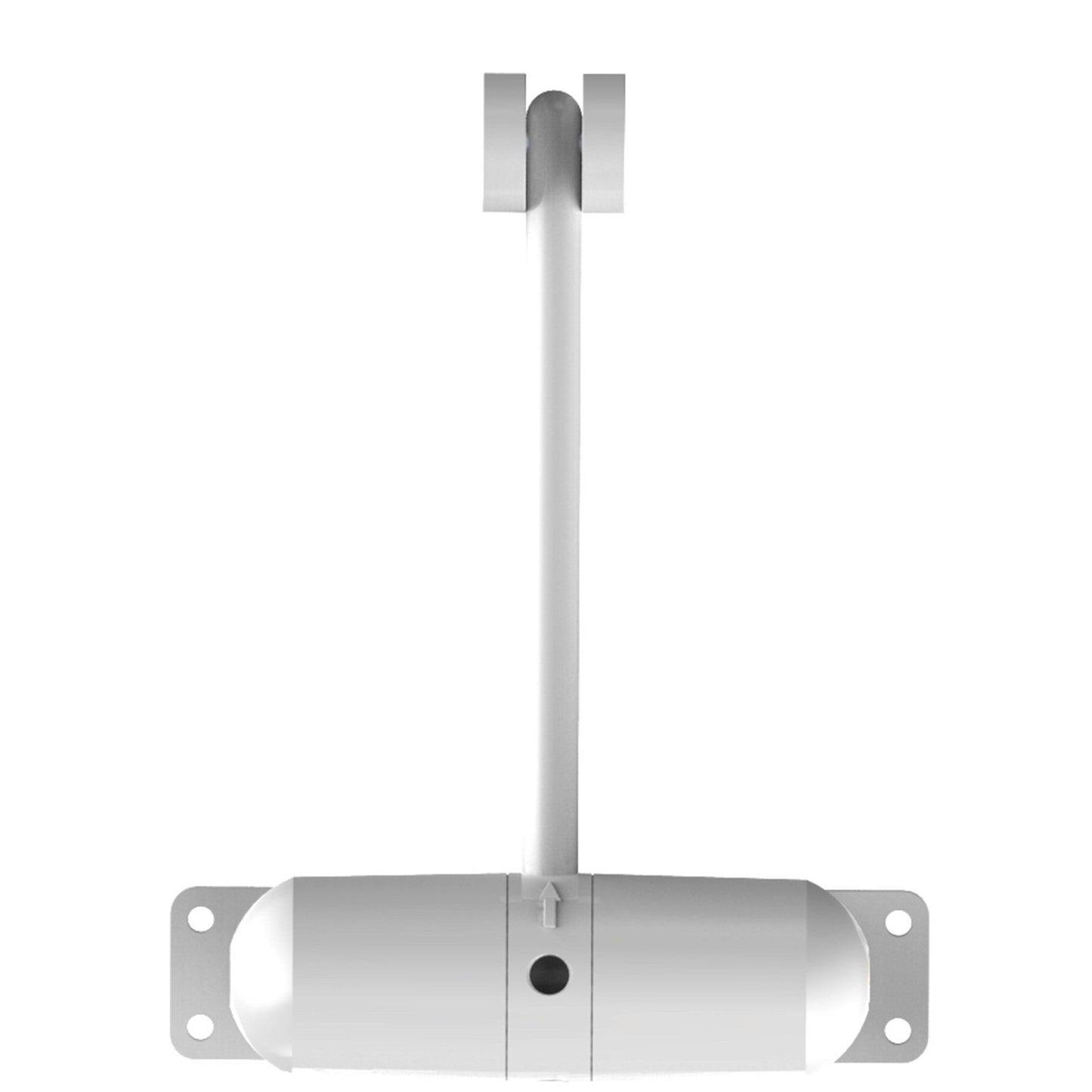 Rolltrak White Automatic Door Closer - 68kg