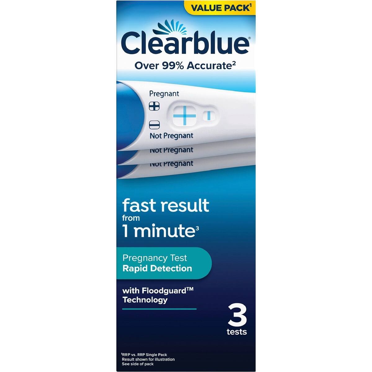 Clearblue Pregnancy Test Rapid Detection 3 Pack