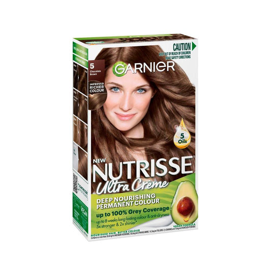 Garnier Nutrisse 5 Chocolate Brown Permanent Hair Colour - 1 pack
