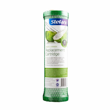 Stefani Green Carbon Replacement Cartridge - 10 Micron - 250mm