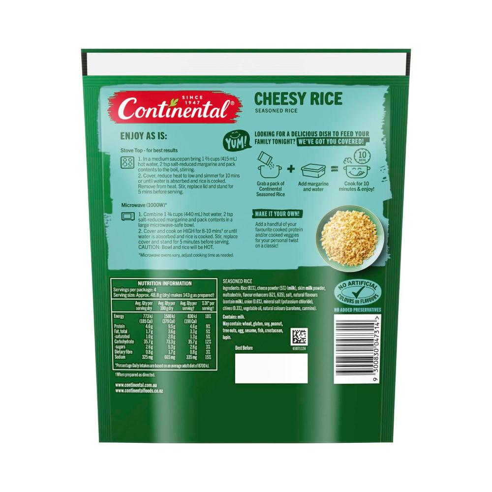 Continental Rice Family Cheesy - 190g