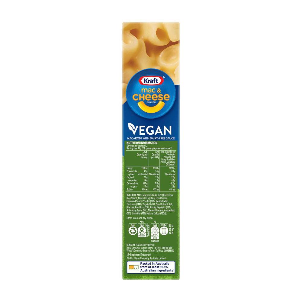 Kraft Mac & Cheese Pasta Meal Vegan - 150g