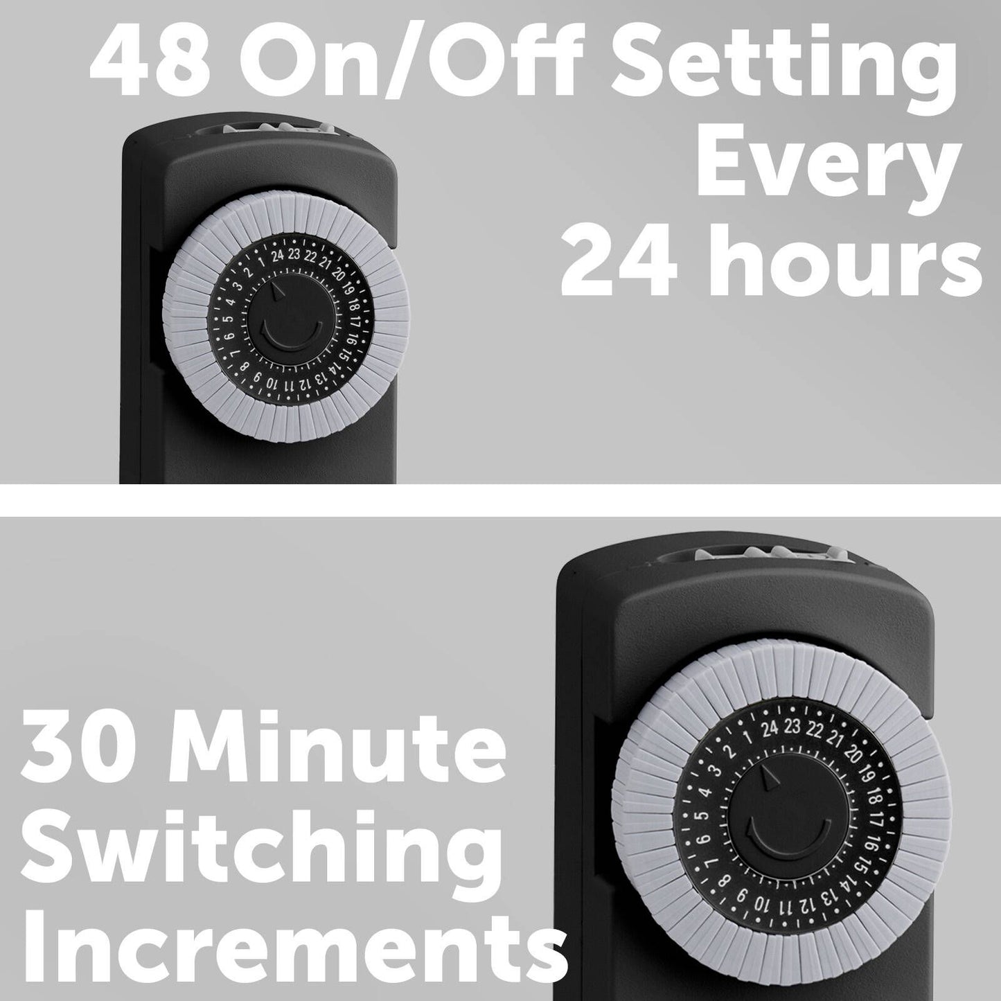 Arlec 24 Hour Mechanical Timer - 2 Pack