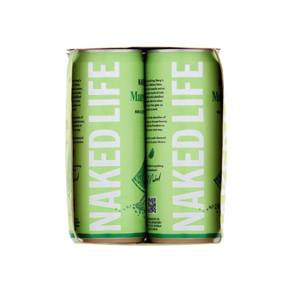 Naked Life Non-alcoholic Margarita Can 250ml - 4 Pack