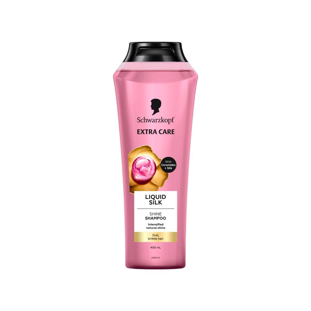 Schwarzkopf Extra Care Liquid Silk Smoothing Shampoo - 400mL