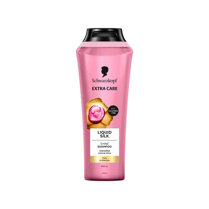 Schwarzkopf Extra Care Liquid Silk Smoothing Shampoo - 400mL