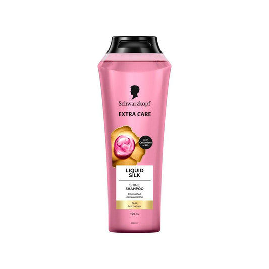 Schwarzkopf Extra Care Liquid Silk Smoothing Shampoo - 400mL