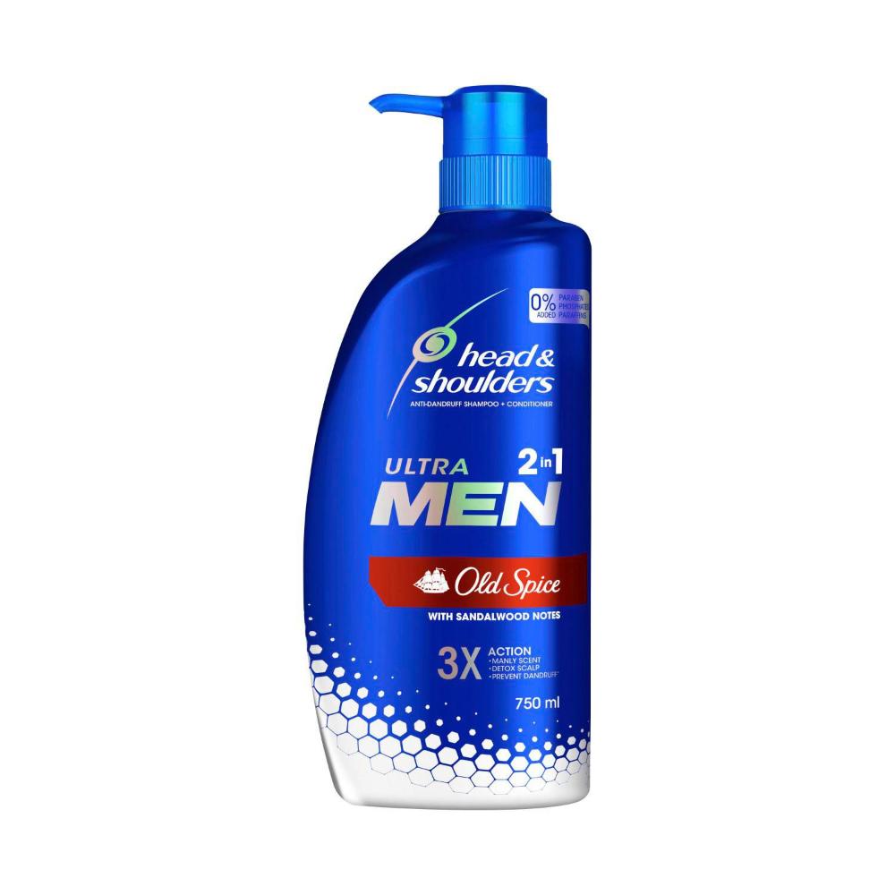 Head & Shoulders Ultramen Shampoo 2 In 1 Old Spice - 750mL