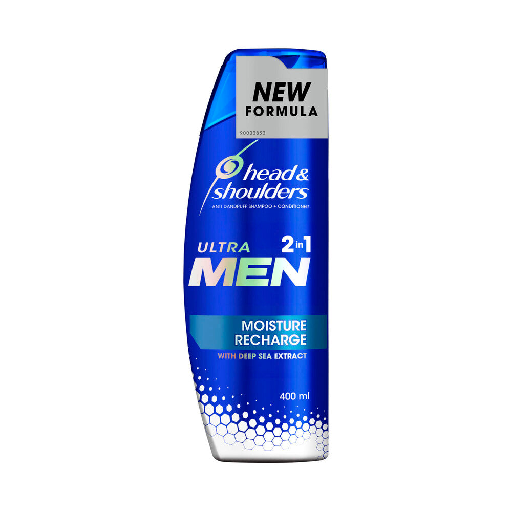 Head & Shoulders Ultramen 2 In 1 Moisture Recharge - 400mL