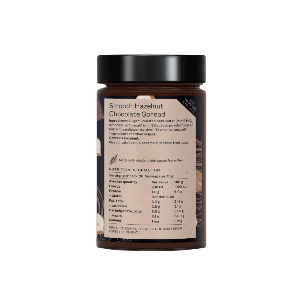 Pana Organic Smooth Hazelnut Chocolate Spread - 400g