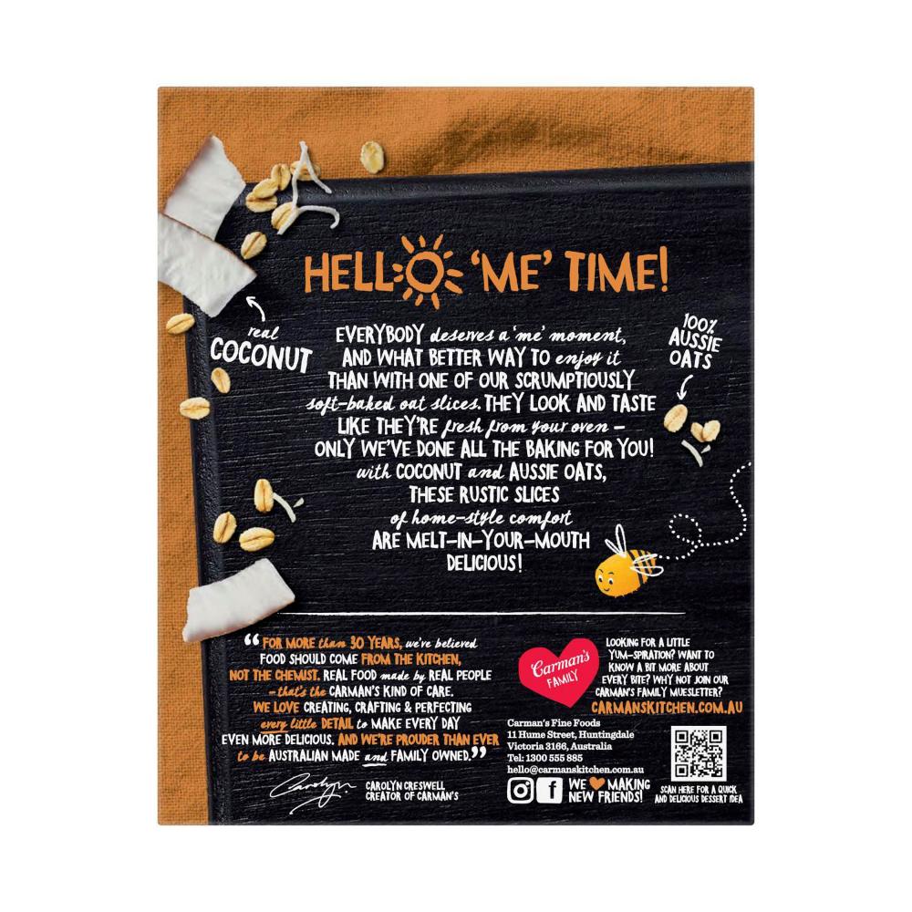 Carman's Oat Slices Golden Oat And Coconut 5 Pack - 175g