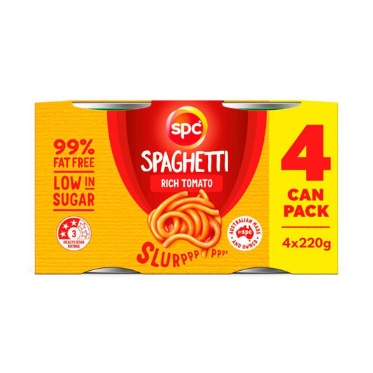 SPC Canned Rich Tomato 4 Pack - 880g