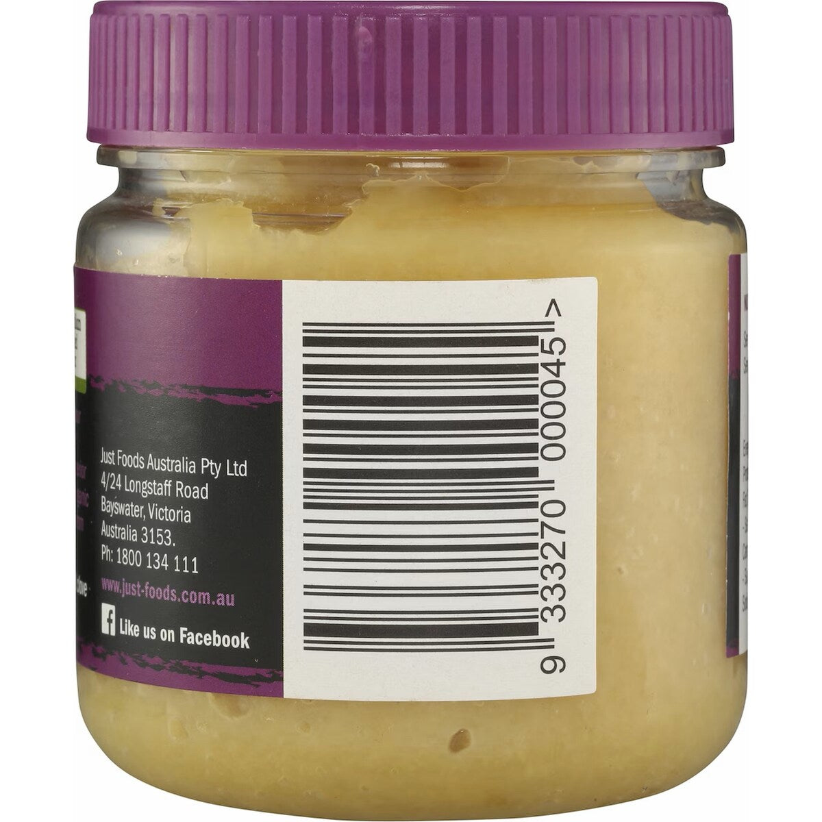 Justfoods Crushed Garlic Organic 185g